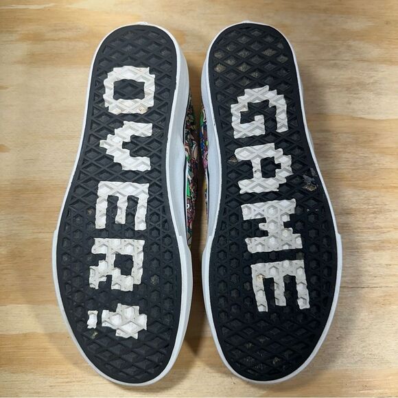 Vans Rare Multicolor Super Mario Slip-On Shoes Women’s Size 9 - Picture 7 of 9